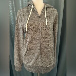 Old Navy Heather Grey Zip Up Hoodie Sweater Size S NWOT